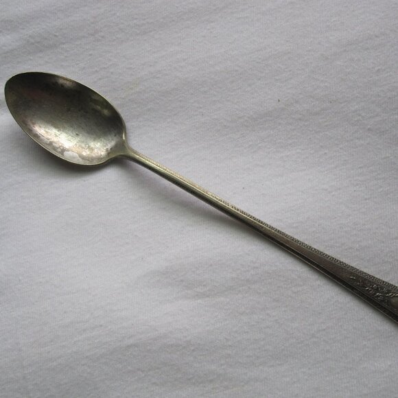 Antique Puritan Silver Co. Silver Plated Iced Tea Spoon - Picture 1 of 3
